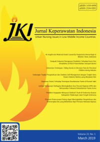 Image of JKI : Jurnal Keperawatan Indonesia, Volume 22, No. 1-3